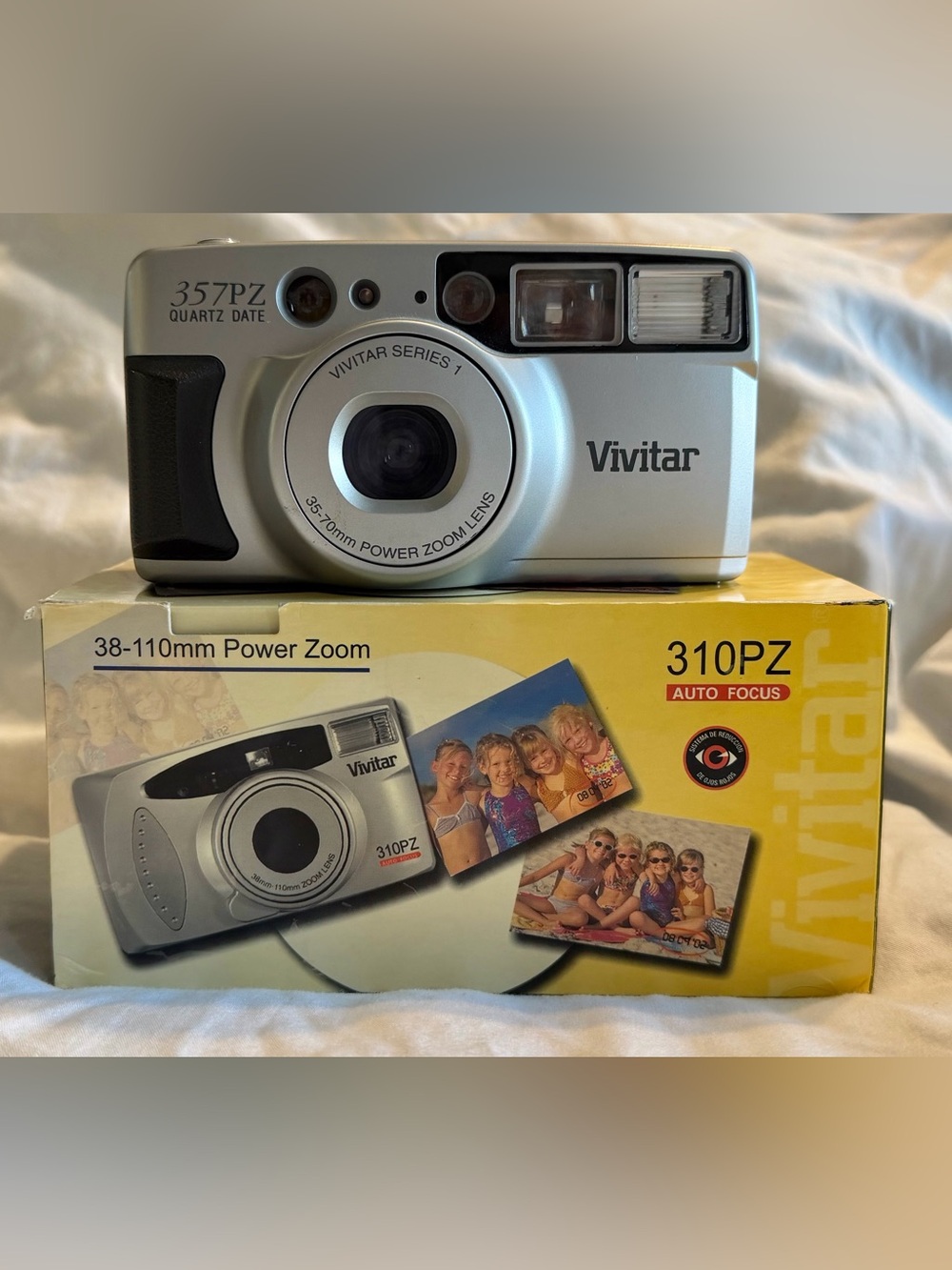 Vivitar 310PZ 38-110 MM Power Zoom Camera - Excellent w/ Manual TESTED